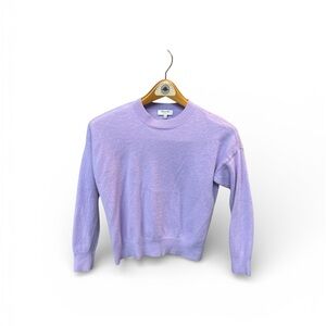 Madewell Lilac Cashmere Crewneck Sweater size XS